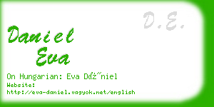 daniel eva business card